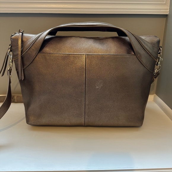 Elaine Turner Gold Metallic Bag  EUC - Picture 4 of 7